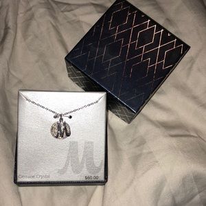 M Initial Necklace